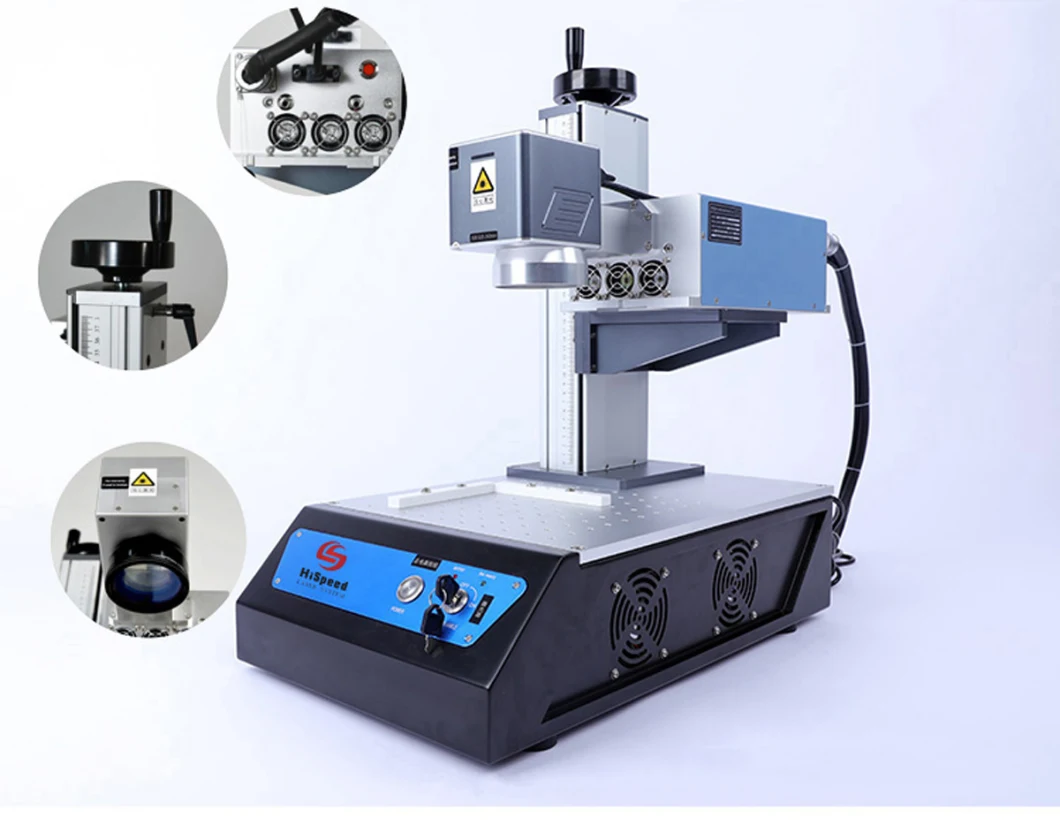 Mini 3W UV Laser Marking Machine for Glass Ceramics Jade Crystal Metal Plastic