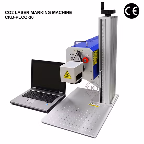 Qbcode C-Series CO2 Laser Engraving Marking Machine for Paper Leather Plastic Wood Bamboo with CE