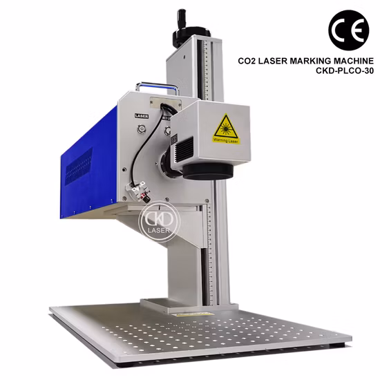 Qbcode C-Series CO2 Laser Engraving Marking Machine for Paper Leather Plastic Wood Bamboo with CE